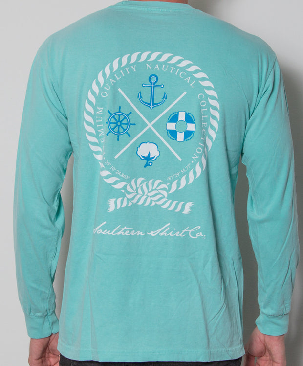 Southern Shirt Co. - Nautical Rope Long Sleeve - Chalky Mint