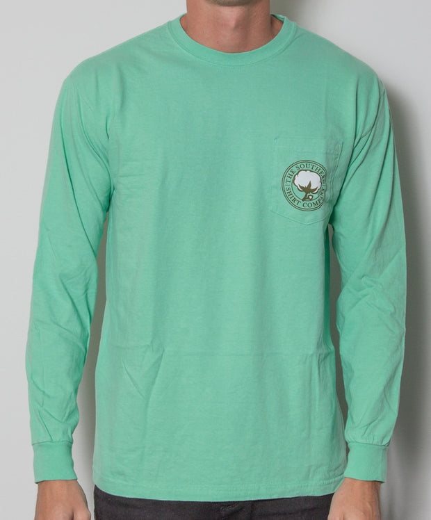 Southern Shirt Co. - Retriever Long Sleeve - Pesto Front