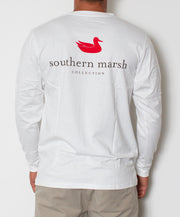 Southern Marsh - Authentic Long Sleeve White Back