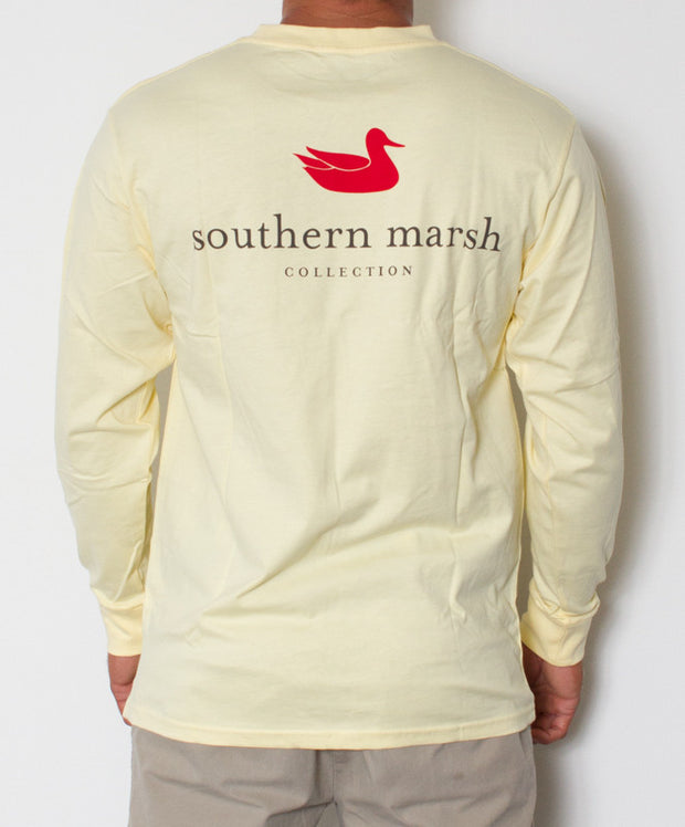 Southern Marsh - Authentic Long Sleeve Yellow Back