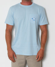 Southern Tide - Yacht T-Shirt Sky Blue Front