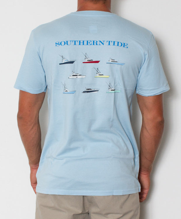 Southern Tide - Yacht T-Shirt Sky Blue Back