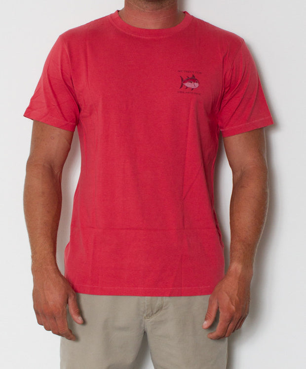 Southern Tide - Vintage Skipjack T-Shirt Antifouling Red Front
