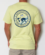 Southern Tide - Skipjack World T-Shirt Tropical Lime Back