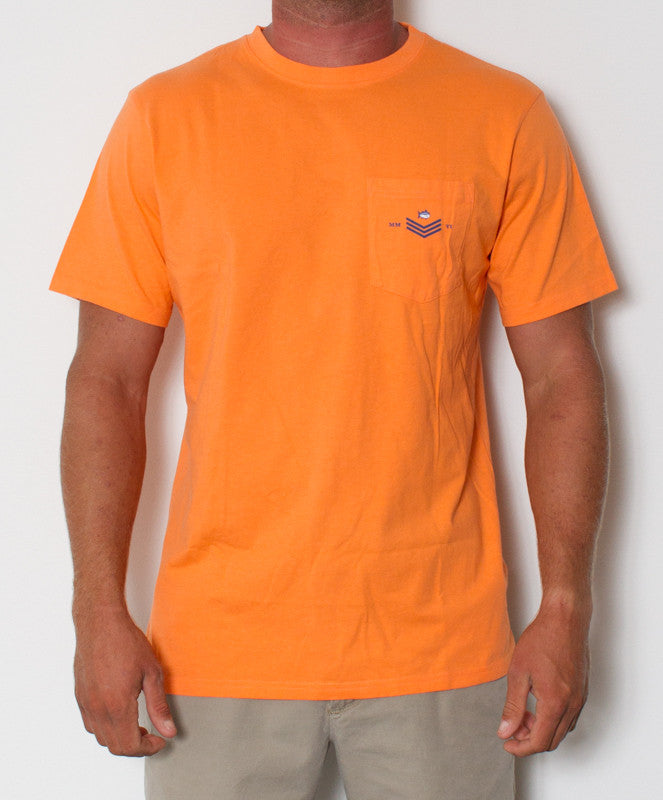 Southern Tide - Skipjack World T-Shirt Nectarine Front