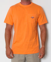 Southern Tide - Skipjack World T-Shirt Nectarine Front