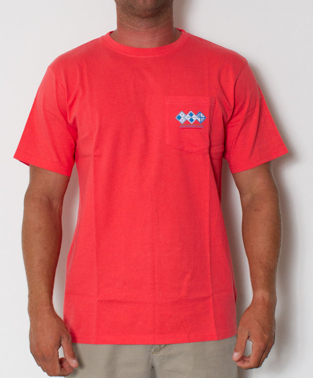 Southern Tide - Channel Marker T-Shirt Cayenne Front