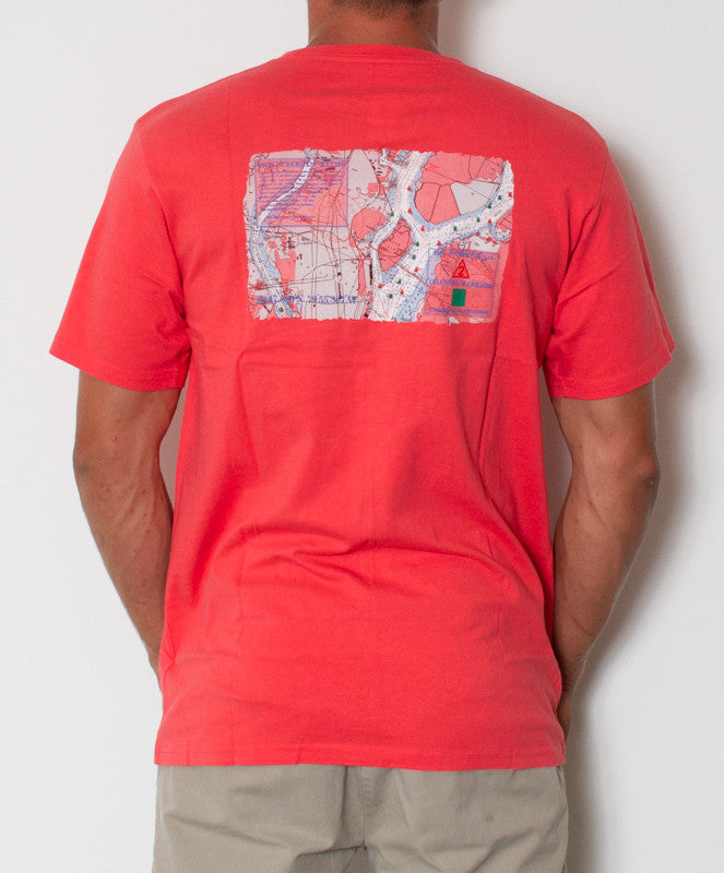 Southern Tide - Channel Marker T-Shirt Cayenne Back