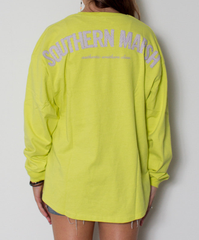 Southern Marsh - Rebecca Jersey Electric Lime/Purple Back