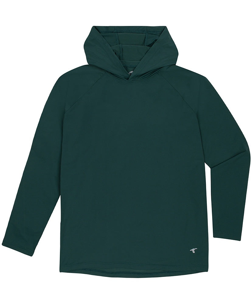 GenTeal - Long Sleeve Hooded Tee