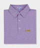 Genteal - LSU Pinstripe Performance Polo