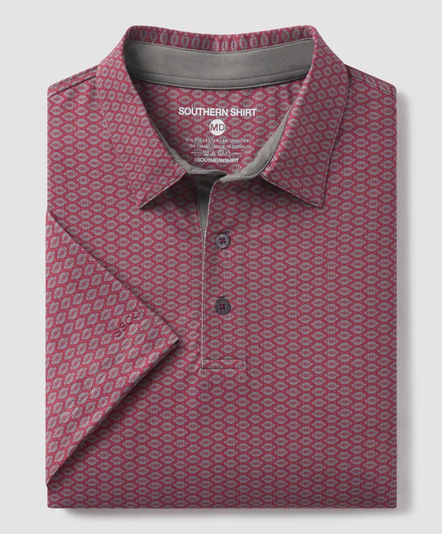 Southern Shirt Co - Gridiron Printed Polo
