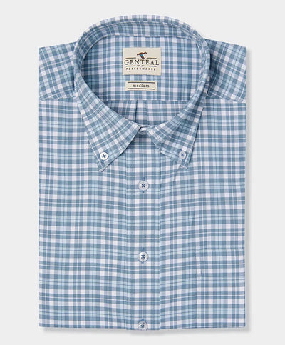 GenTeal- Estes Plaid Softouch Performance Woven