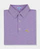 Genteal - LSU Tiger Eye Pinstripe Performance Polo