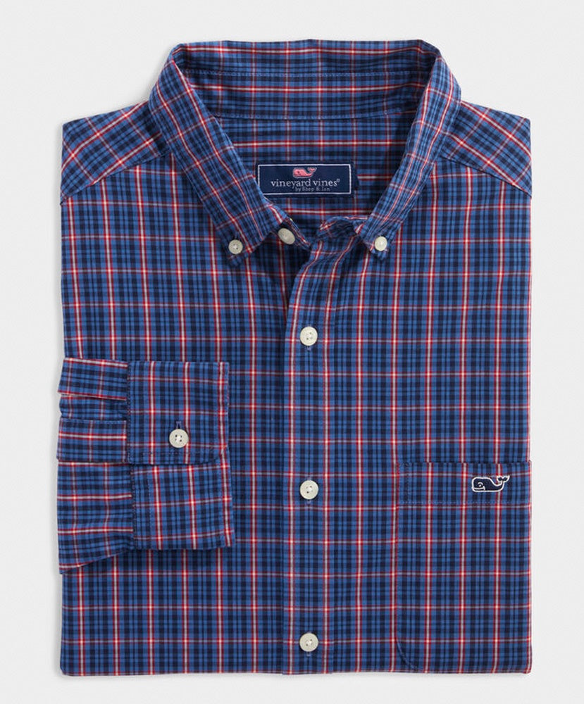 Vineyard Vines - Check Stretch Poplin Button Down