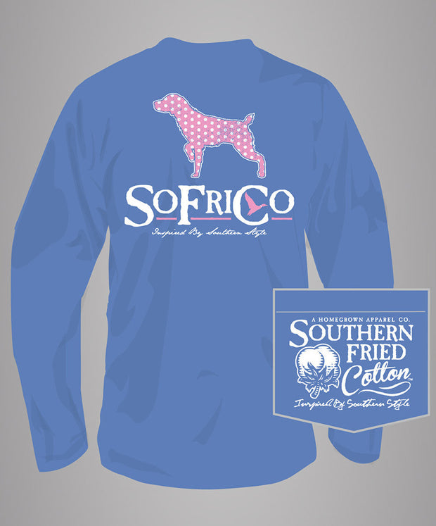 Southern Fried Cotton - Polka Pointer Long Sleeve