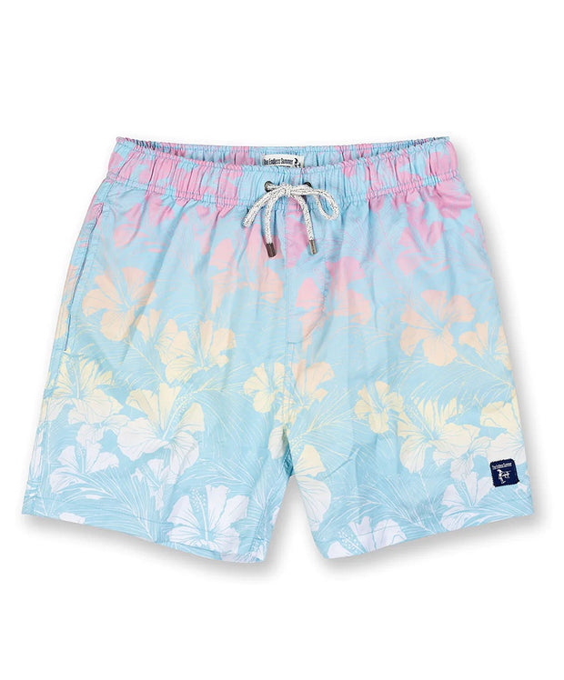 Vintage Summer - Flower Fade Swim Shorts