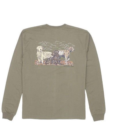 Properly Tied - Hunting Dogs LS Tee