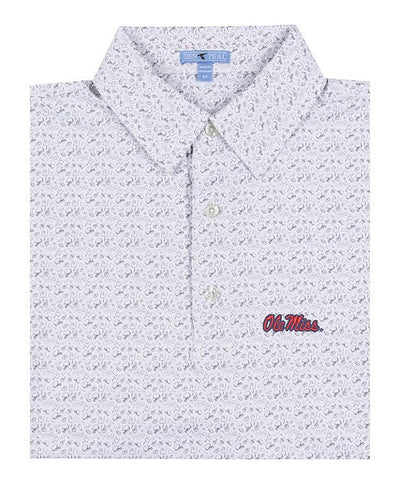 GenTeal - Ole Miss Brr Printed Tailgate Polo