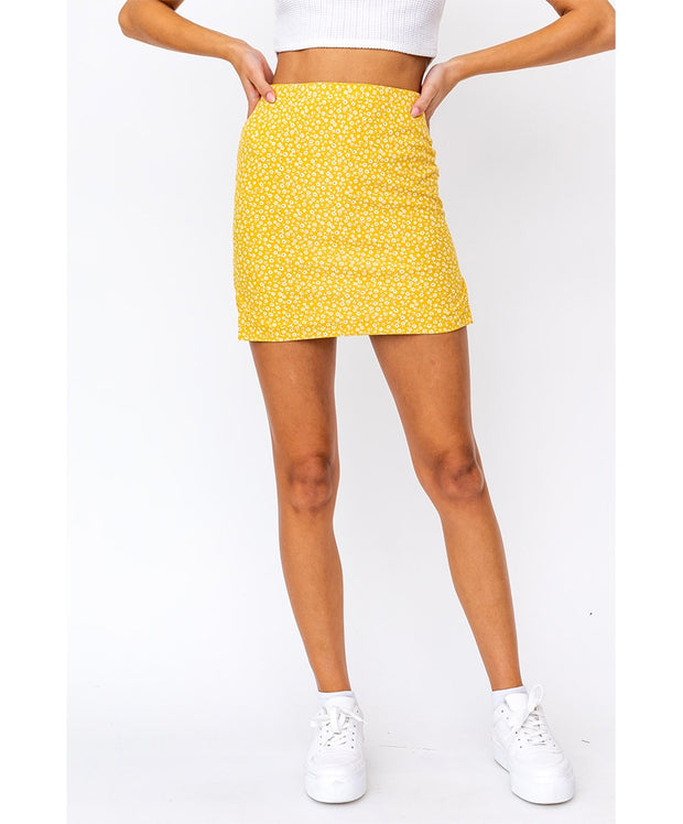 Walking On Sunshine Mini Skirt