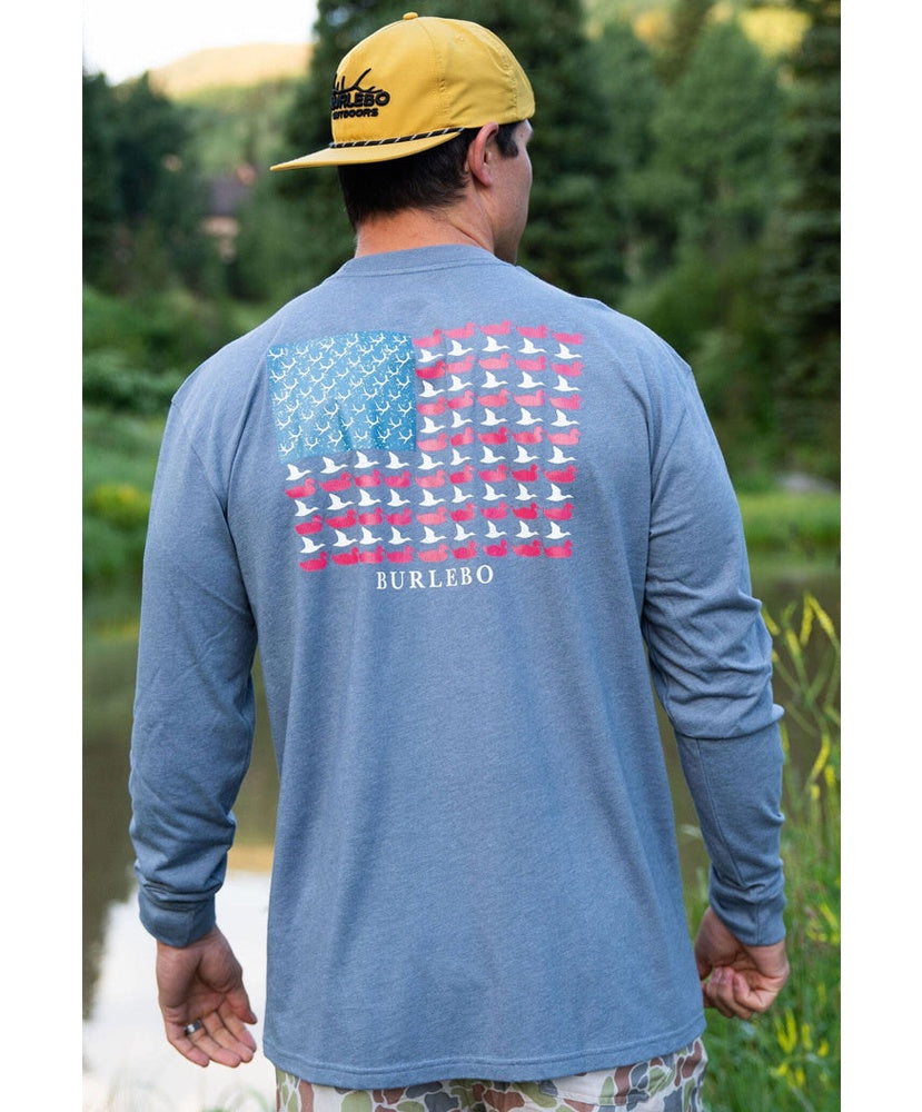 Burlebo - Antler Duck Flag Long Sleeve Tee