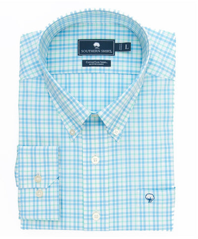 Southern Shirt Co - Starboard Plaid Cotton Club Shirt