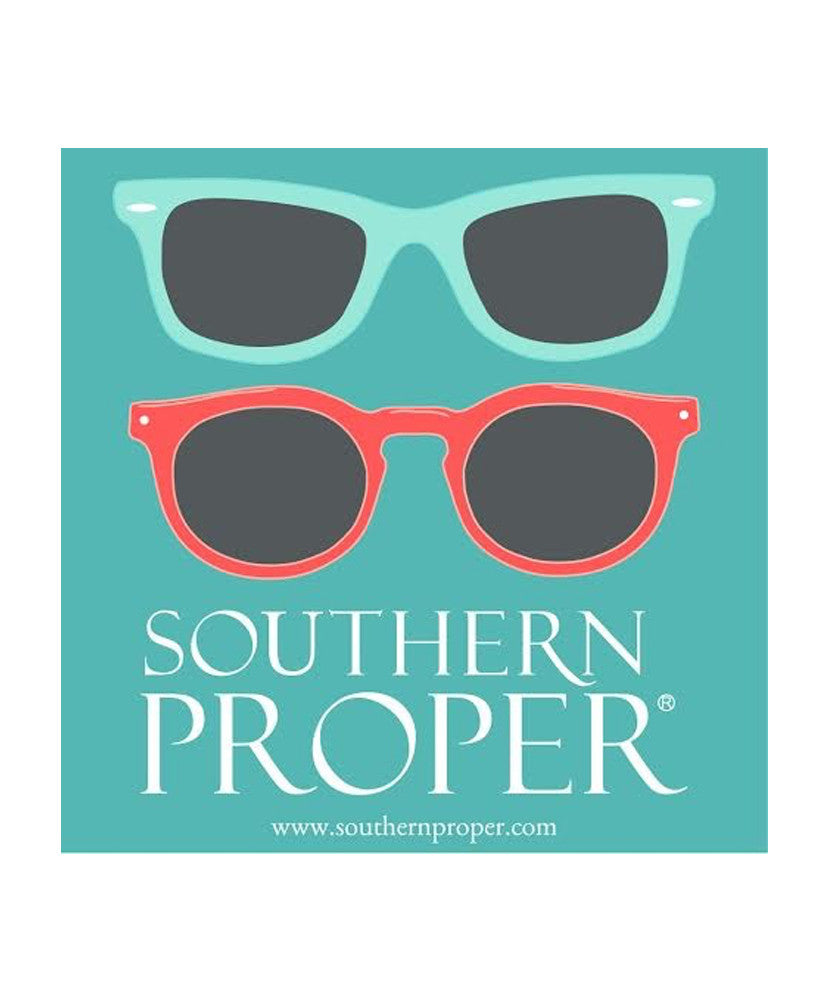 Southern Proper - Use Protection Tee - Aqua