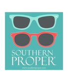 Southern Proper - Use Protection Tee - Aqua