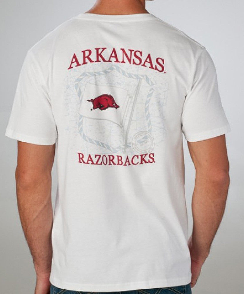Southern Tide - Collegiate Flag ARK Tee