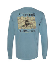 Southern Fried Cotton - Don't Tread Camo Flag Long Sleeve