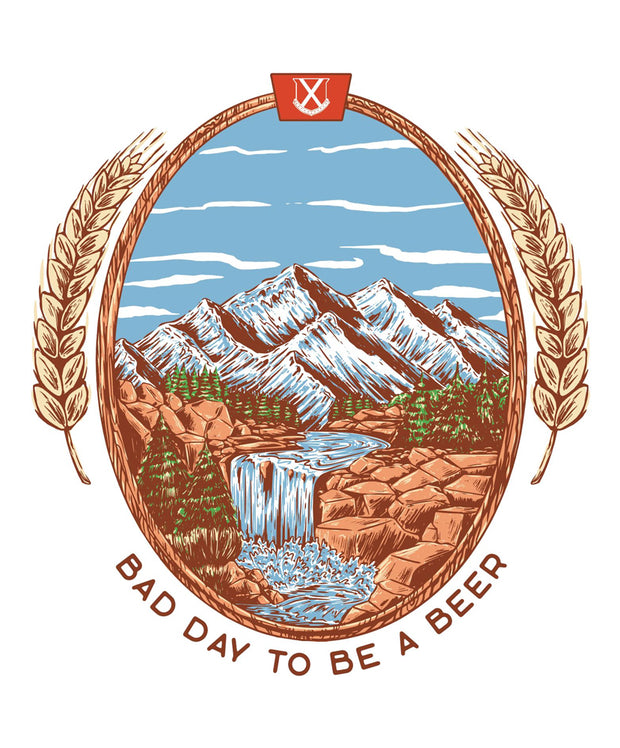 Old Row - Mountain Bad Day To Be A Beer Pocket Tee