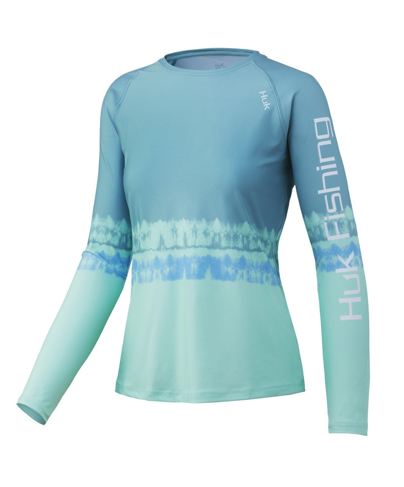 Huk - Women's Salt Dye Stripe Pursuit LS