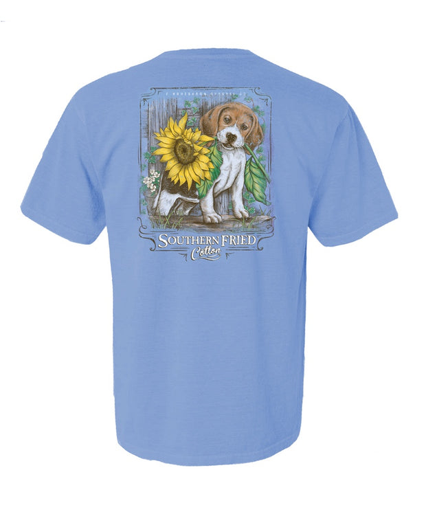 Southern Fried Cotton - Sunflower Beagle Tee