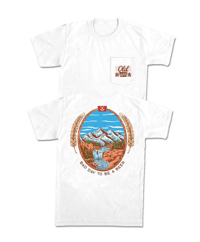 Old Row - Mountain Bad Day To Be A Beer Pocket Tee