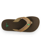 Sanuk - Beer Cozy Primo Light - Brown/Tan