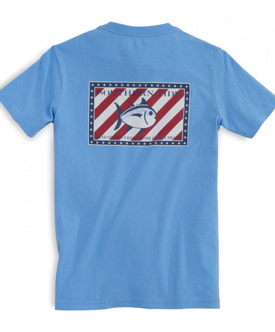 Southern Tide - Youth Independence Tee - Ocean Channel Back