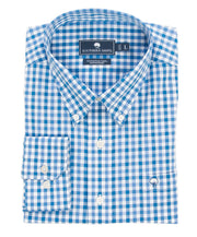 Southern Shirt Co - Lakeview Gingham Cotton Club Shirt Long Sleeve