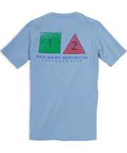 Southern Tide - Red Right Returning Tee - True Blue Back