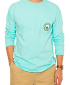 Southern Shirt Co. - Retriever Long Sleeve - Ocean Blue Front