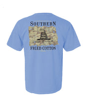 Southern Fried Cotton - Don't Tread Camo Flag Tee
