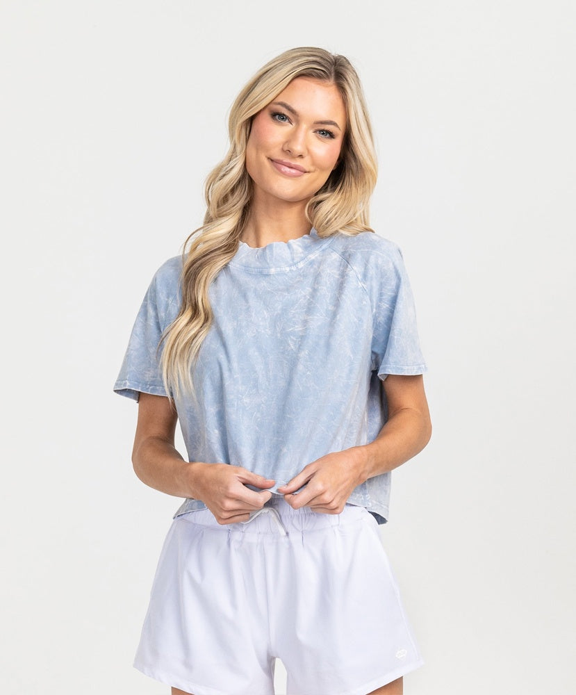 Southern Shirt Co - Cropped Babydoll Raglan Tee