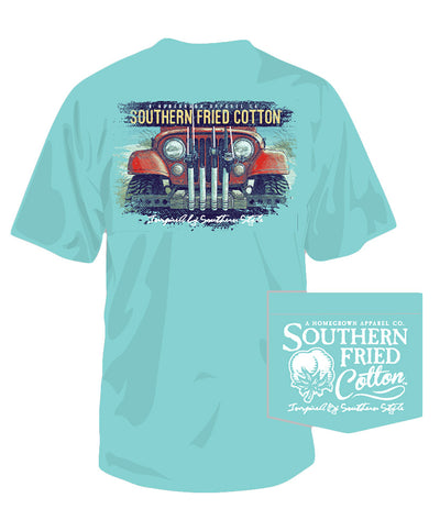Southern Fried Cotton - Jeepin on the Coast Tee