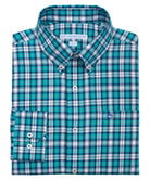 Southern Tide - Sonar Plaid Sport Shirt - Gulfstream