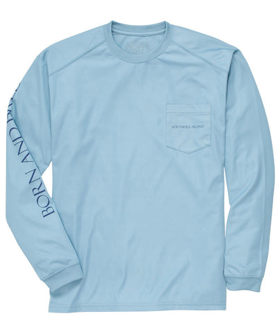 Southern Proper - Born and Bred Performance Tee - Front