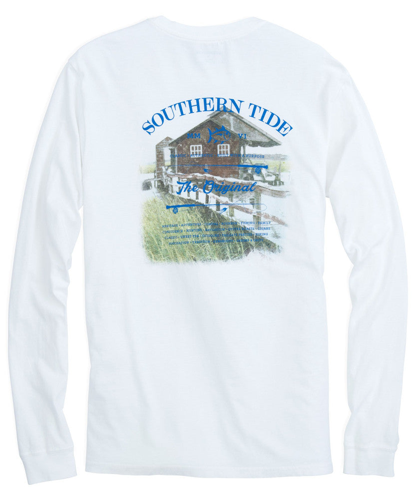 Southern Tide - The Original Boathouse Long Sleeve Tee
