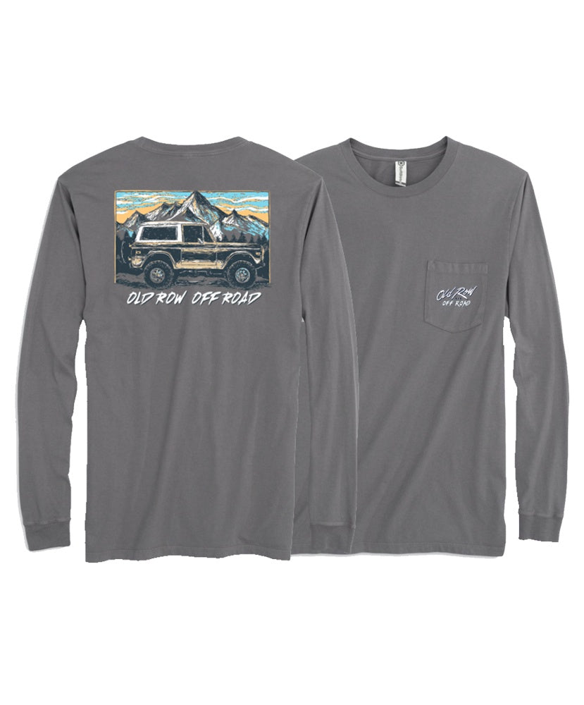 Old Row - Off Road Bronco Long Sleeve Pocket Tee – Shades Sunglasses