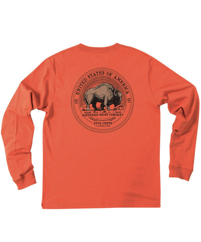 Southern Shirt Co - Buffalo Nickel Long Sleeve Tee