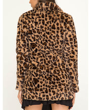 Diva Alert Leopard Fur Jacket