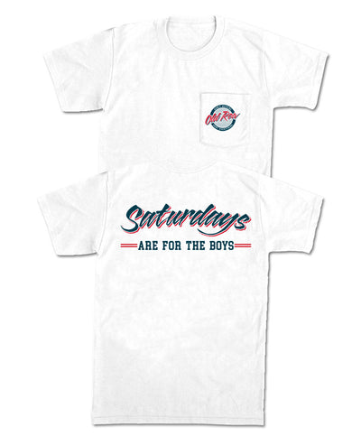 Old Row - Saturdays are for the Boys Pocket Tee