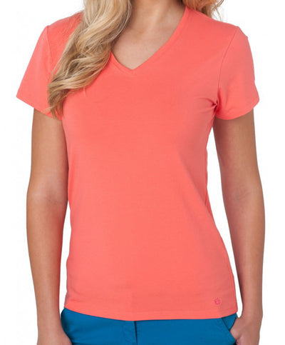 Southern Tide - V-Neck Short Sleeve Tee - Island Coral